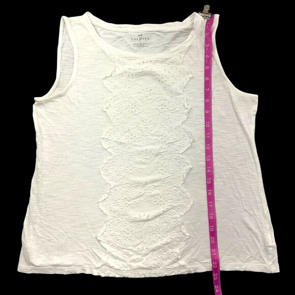 Talbots White Tank Top - Picture 6 of 7